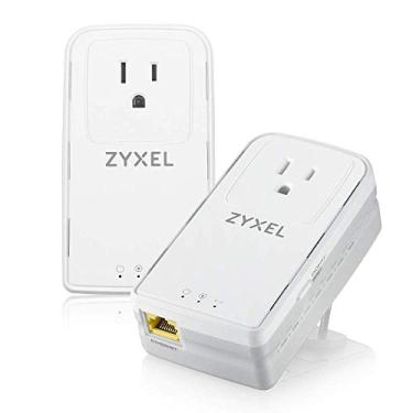 Imagem de Kit de Powerline Zyxel G.hn 2400 Wave 2, Pass-Thru, Gigabit, Plug&Play, Stream 8k Content, Faster Than Homeplug Powerline Ethernet, Adaptador Powerline Ethernet Over Powerline [PLA6456KIT]