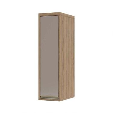 Imagem de Armário Aéreo Luciane 1 Portas 20cm Vanilla Grafite