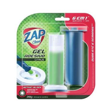Imagem de Gel sanitario adesivo zap clean aparelho citrus 38g - SECAR