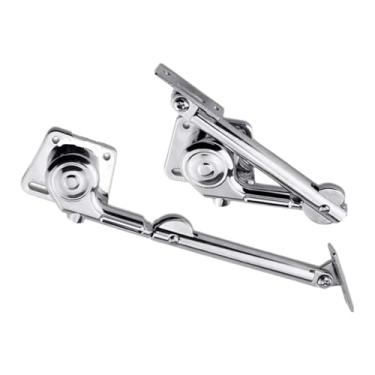 Imagem de Ioensy 2 peças suportes pneumáticos acessórios hidráulicos acessórios resistentes peças de reparo de metal dispositivo de amortecimento para painéis de porta