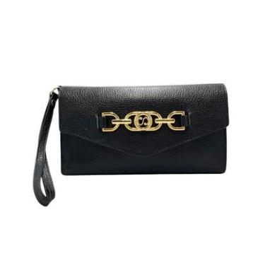 Imagem de Carteira Classe Feminina Couro Legítimo Porta Cartão Cnh F2342 Nocciola-Feminino