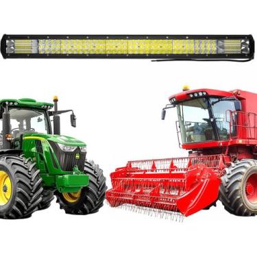 Imagem de Farol Barra De Led 432w 80cm Trator Maquina Muito + Forte - BRIWAX