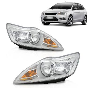 Imagem de Farol focus 2009 2010 2011 2012 2013 eletrico com projetor com entrada