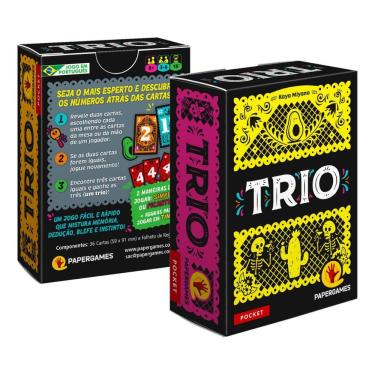 Imagem de Jogo de Cartas Trio Papergames - 36 Cartas - 15 Minutos