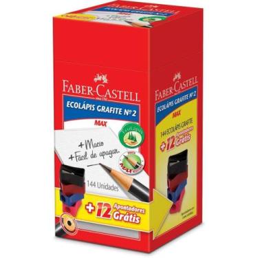 Imagem de Lápis Preto Redondo Ecolápis 1205 +12 Apont.Grátis - Faber-Castell