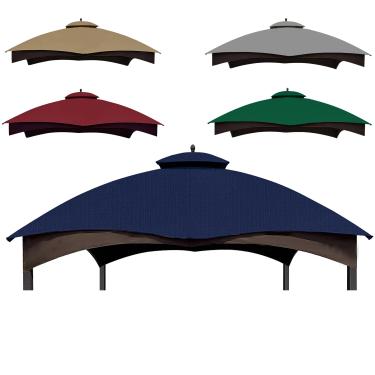 Imagem de SCOCANOPY Tampo de substituição Ripstop para lowe's Allen Roth 10X12 Gazebo modelo #GF-12S004B-1/ GF-12S004BTO/TPGAZ17-002C, (azul marinho)