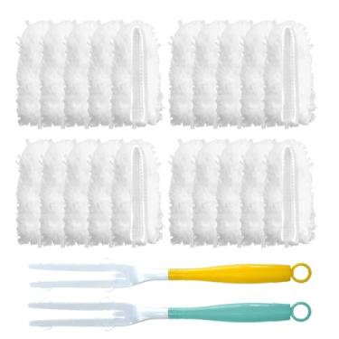 Imagem de Cubicozy Espanador interior de carro – Ferramenta de limpeza definitiva para carros, casa e escritório – Mini design compacto para remoção de poeira sem esforço Design estéreo de um lado com 2 alças +