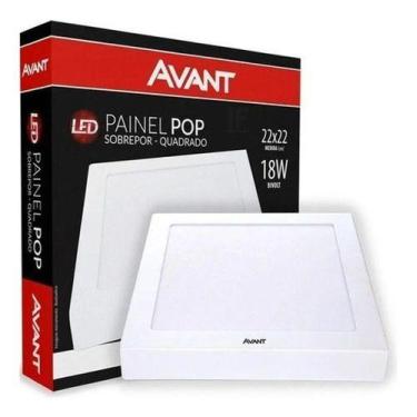 Imagem de Painel led quad sobrepor 18w 6500k - avant