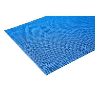 Imagem de Tapete Antiderrapante Vinil Grid-aqua 5mm 60x70 - SIIM,  Azul