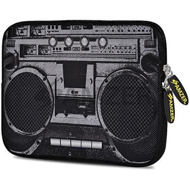 Imagem de Amzer Capa de neoprene de design de 10,5 polegadas para tablet, eBook, Netbook - estéreo preto (AMZ5037105)