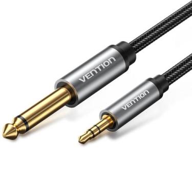 Imagem de Cabo Profissional P2 Estéreo x 1 P10 Mono Hifi Vention 1m - Bbacomerci