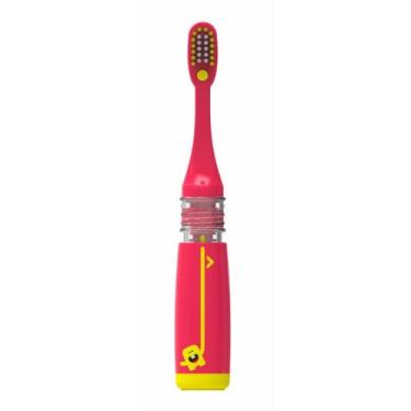 Imagem de Escova Dental Infantil Angelus Magic Brush Macia - Rosa (+5)