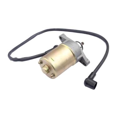 Imagem de UGPLM Motor de partida para scooter Gy6 50cc 80cc, peça de reparo para veículo, resistência ao desgaste, substituição, motor de partida 10 T