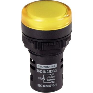 Imagem de Sinalizador Tramontina Trd16-22ds/2 24 V Amarelo Tramontina