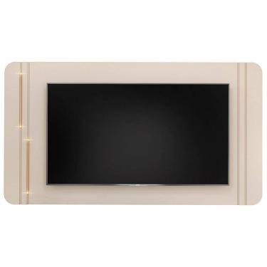 Imagem de Painel Suspenso Tv 75 Pol 241 cm MDF Ariana Off White Dj Moveis