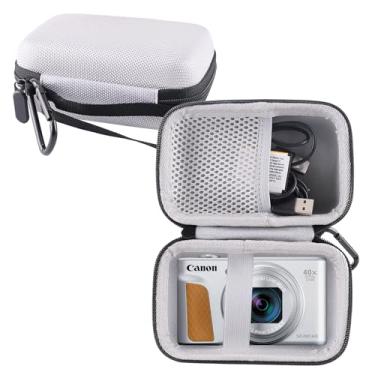 Imagem de WERJIA Estojo De Viagem Rígido Em Eva Para Câmera Digital Canon Powershot Sx720 Sx620 Sx730 Sx740 G7X/G7X Mark Iii Ii (Cinza)