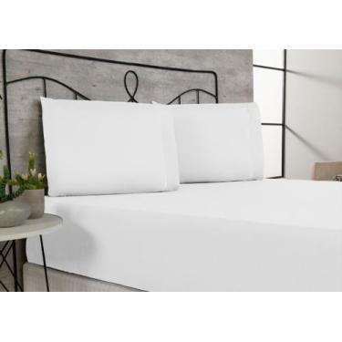 Imagem de 1221 - Jogo Lençol Casal Padrão 3 Peças 400 Fios  Ponto Palito (Poliés