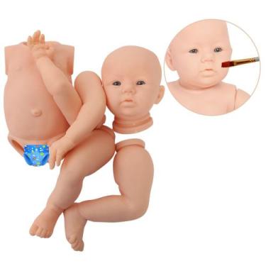 Imagem de Kit Para Arte Reborn Boneco Menino Abigail Realista 48cm - Cegonha Reb