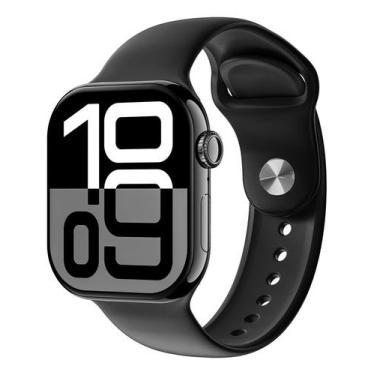 Imagem de Relógio Smartwatch W10 Pro Preto + Pulseira Extra Amoled Chatgpt A Pro