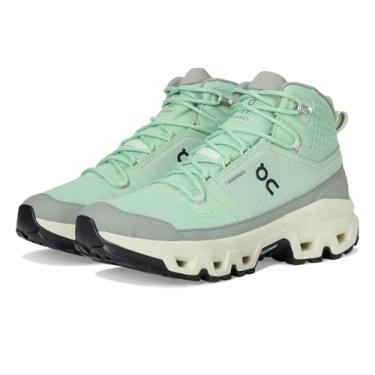 Imagem de On Tênis feminino impermeável Cloudrock Mid, Mineral/Aloe, 36