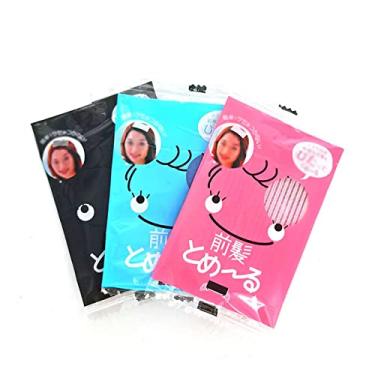 Imagem de Qudai Lavagem coreana e maquiagem franja adesivos adesivos de cabelo franja fixa sem vestígios pós quebrado Velcro coreano Acessórios coreanos Peça única rosa #TC0S6J#