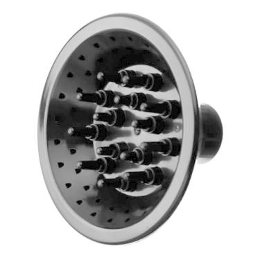 Imagem de Difusor De Ar P/Secador Universal Cachos Profissional Cor Preto