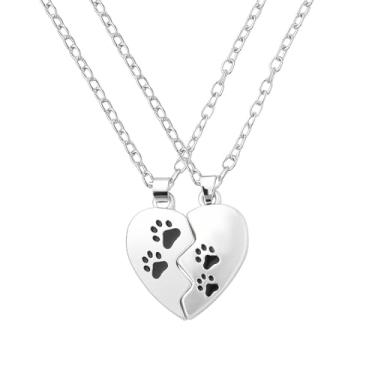 Imagem de Colar de quebra-cabeça Best Friend Friendship para 3 irmãs, presente de aniversário para irmã mais velha do meio, para 3 4 amigas, Small, Zinco, Sem Pedra Preciosa