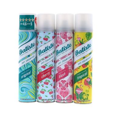 Imagem de Shampoo seco Batiste Original Cherry Blush Tropical 200mL x4