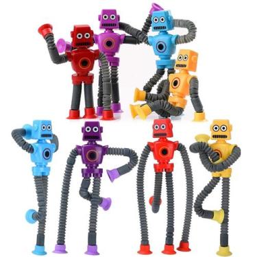 Imagem de Brinquedo robótico Fidget Toy Whongkidz Pop Tubes para crianças, 8 peç