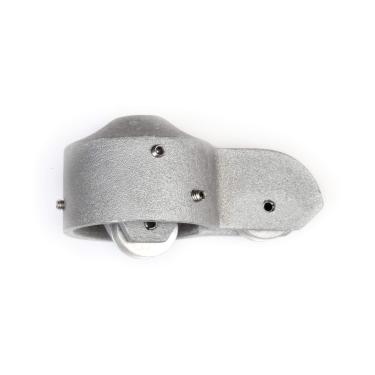 Imagem de Caminhão mastro com polias internas e externas - Caminhão de mastro de bandeira de 7,6 cm - Alumínio fundido com rodas de polia de metal - Kit de mastro de bandeira para jarda interna - Feito nos EUA