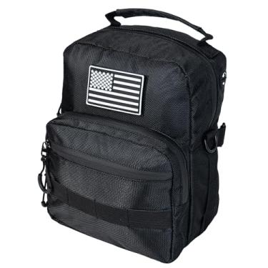 Imagem de Bolsa universal para guidão de motocicleta 1680D, acessório de armazenamento de ferramentas Oxford para garfo dianteiro, barra sissy bar, compatível com Harley Softail Dyna Sportsters e a maioria dos