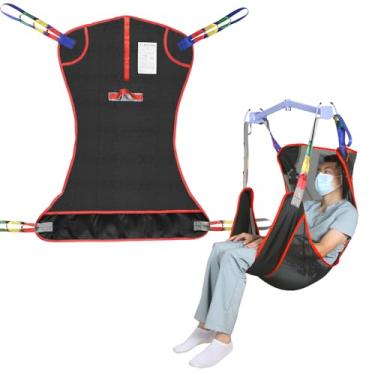 Imagem de EZ Assistive Eslinga universal para levantamento de pacientes de corpo inteiro, alça médica para posicionamento na cama e auxiliares de assistência ao banho, alça de transferência para idosos