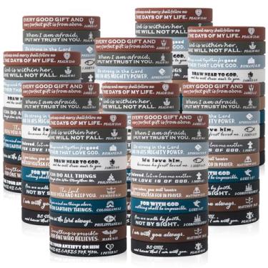 Imagem de KA-Bible Produtos de Escritório Etiquetas de Materiais Escolares de Escritório, Índices, Selos de Identificação, Suprimentos Pulseiras de Identificação para Adolescentes e Crianças