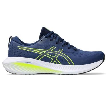 Imagem de Tênis ASICS GEL-Excite 10 - Masculino - Azul/Amarelo, 41.5