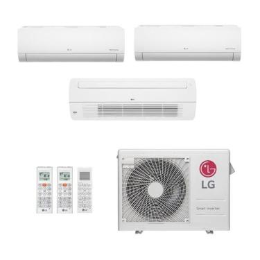 Imagem de Ar-Condicionado Multi Split Inverter LG 24.000 (2x Evap HW 9.000 + 1x 