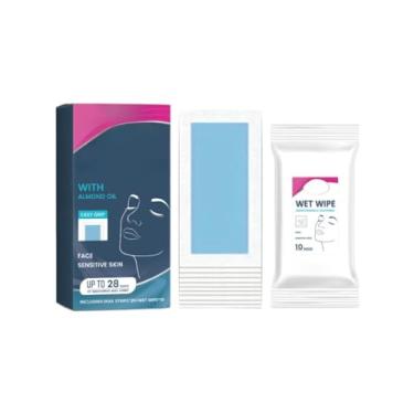 Imagem de Castrap Papel De Cera Para Depilação Facial, Suave E Limpo, Não Deixando Resíduos, Rosto Suave, Estilo Rasgar, Portátil Para Uso Diário