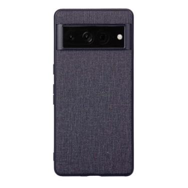 Imagem de Capas Compatível com Google Pixel 7 Pro,Design de padrão de tela,Pproteção completa de 360°,Pplástico macio,Proteção contra queda-Black