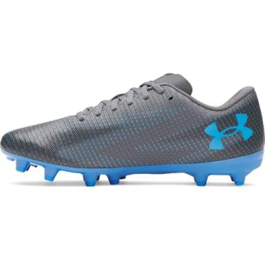 Imagem de Under Armour Tênis adulto unissex Shadow Select 3 Fg, (026) Castlerock/Preto/Azul Atlantis, 6 Women/4.5 Men