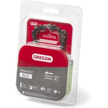 Imagem de Corrente de serra Oregon R45 AdvanceCut de 30,48 cm, serve para artesãos, Husqvarna, Ryobi, preto e Decker