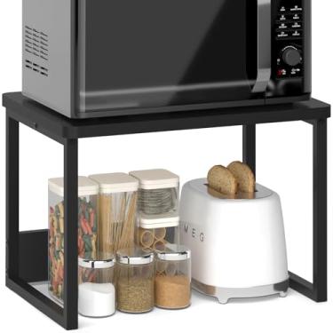 Imagem de MARTY Prateleira organizadora de bancada de cozinha, prateleira de armário grande, 43 x 30 cm, prateleira de balcão para micro-ondas, forno, organização de armazenamento para cozinha, escritório,