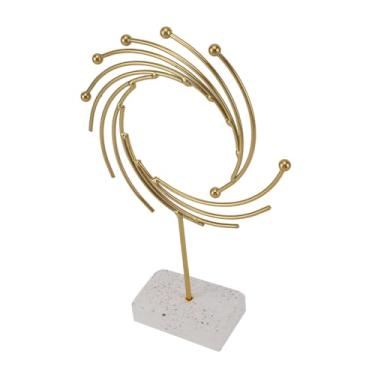 Imagem de Escultura Abstrata, Escultura de Mesa Abstrata, e Base de Mármore, Feita à Mão, Atraente, Requintada para Sala de Estar para Estudo (7129C-08)