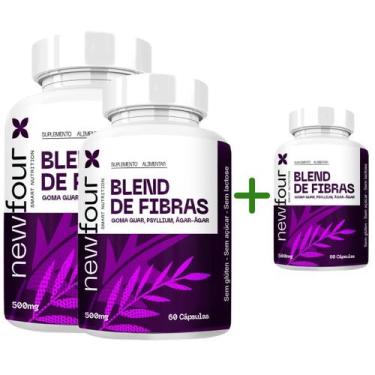 Imagem de Blend De Fibras Compre 2 Leve 3 Com Total De 180 Capsulas - New Four