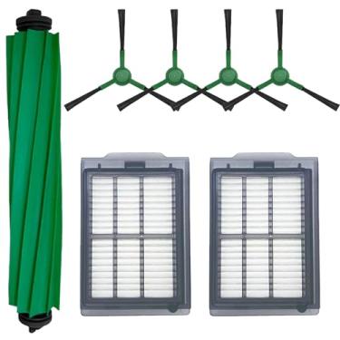 Imagem de Peças de reposição para iRobot Roomba Plus 505 Combo/Plus 405 Combo Robô Aspirador Acessórios Incluem 1 Escova Principal 2 Filtro Hepa 4 Escovas Laterais