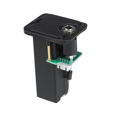 Imagem de Eujgoov de Captação de Guitarra Acústica de Com Tecnologia de Ressonância, Construída Em pré -amplificador, Tela de LED, Componentes de Plástico Preto e Metal Duráveis e Metal