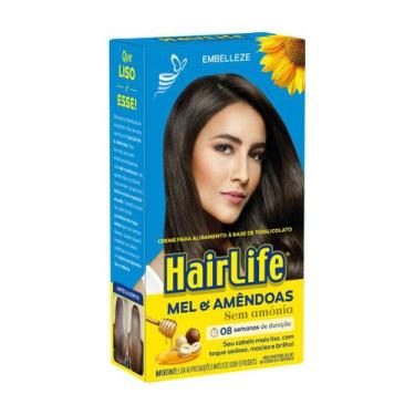 Imagem de HairLife Creme de Relaxamento Embelleze Mel e Amêndoas