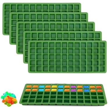 Imagem de 5un. de Modelo Comida Silicone para Harvest Right, Tabuleiros Quadrados Congelador Separadores Alimentos para Bolos Frutas e Legumes Acessórios Liofilização