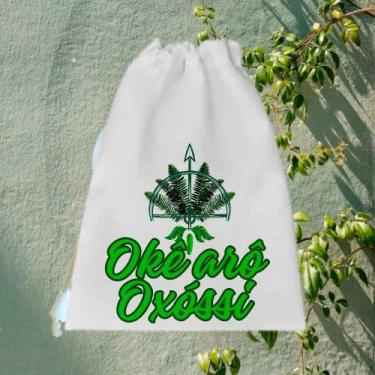 Imagem de Mochila Porta Guia Orixá Oxossi - Umbanda Candomblé - Lojas Áurea