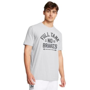 Imagem de Camiseta Masculina Under Armour Full Tank, Cinza, P