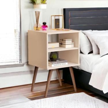 Imagem de Mesa de Cabeceira JB 1515 Pérola Bechara - JB Móveis