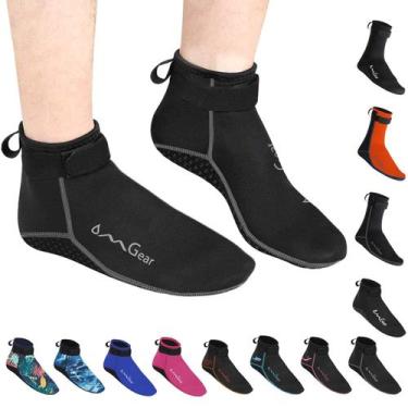 Imagem de Meias de água OMgear, botas de neoprene antiderrapantes de 3 mm